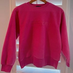 Limited Too hot pink crewneck